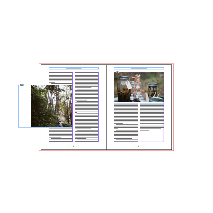 Layout grids for ODOU